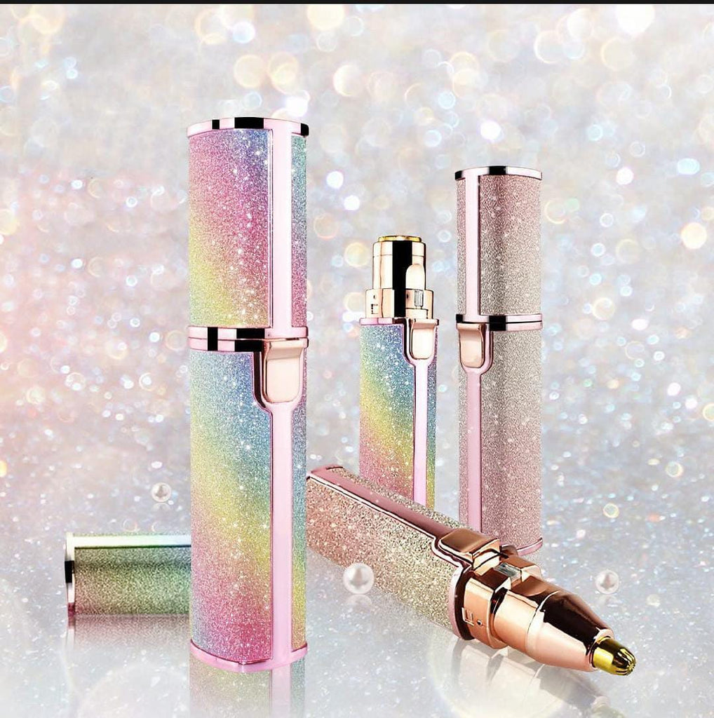 2 in 1 Flawless Rechargeable Eyebrow Trimmer Hair Rmover Pen