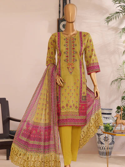 Femi vol 2 By MTF Digital Printed Embroidered Lawn | Unstitched Suit D03 SKU: femv303